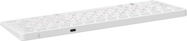 Клавиатура беспроводная Maxxter KBW-C01S-UA Wireless White - фото 3 - интернет-магазин электроники и бытовой техники TTT