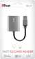 USB-хаб Trust Dalyx Fast USB 3.2 Card reader (TR24135) - фото 2 - интернет-магазин электроники и бытовой техники TTT