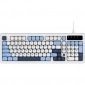 Клавиатура проводная Ajazz AF98 USB (AF98-GB) White-Blue - фото 5 - интернет-магазин электроники и бытовой техники TTT