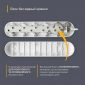 Сетевой удлинитель Electrum с заземлением и выключателем 2 Type-C + USB, 5 розеток 3 м (C-ES-1991) - фото 2 - интернет-магазин электроники и бытовой техники TTT