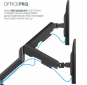 Настольное крепление для монитора Officepro MA442B  - фото 4 Настольное крепление для монитора Officepro MA442B  - фото 4 - интернет-магазин электроники и бытовой техники TTT