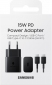 Сетевое зарядное устройство Samsung 15W Power Adapter Type-C Cable (EP-T1510XBEGRU) Black  - фото 2 - интернет-магазин электроники и бытовой техники TTT