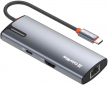 USB-хаб ColorWay USB-C - 3xUSB-A 3.0 HDMI 4K RJ-45 USB-C PD 100W (CW-HUB02) Dark Grey  - фото 2 - интернет-магазин электроники и бытовой техники TTT
