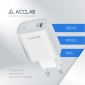 Сетевое зарядное устройство AccLab 45W USB-C PD3.0 QC4.0 (AL-TC451) White - фото 5 - интернет-магазин электроники и бытовой техники TTT