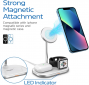 Зарядное устройство Energizer WCP303 3-in-1 15W Magnetic Wireless Fast Charger (WCP303) White  - фото 5 - интернет-магазин электроники и бытовой техники TTT
