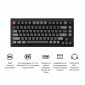 Клавиатура беспроводная Keychron V1 Ultra Keychron Red Switch Black RGB (V1U-D1-UA) - фото 5 - интернет-магазин электроники и бытовой техники TTT