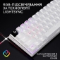 Клавіатура бездротова Logitech G Pro X 60 Lightspeed Wireless/Bluetooth White (920-011930) White  - фото 8 - інтернет-магазин електроніки та побутової техніки TTT