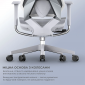 Кресло геймерское SIHOO Xallking X5C (X5FC-N101) Mesh Grey  - фото 12 - интернет-магазин электроники и бытовой техники TTT