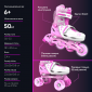 Роликовые коньки Neon Combo Skates 30-33 (NT09P4) Pink - фото 5 - интернет-магазин электроники и бытовой техники TTT