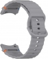 Ремінець BeCover Ribbed Tape для Samsung Galaxy Watch (20mm) 3 41mm/4/5/6/7 40-44mm (712042) Gray - фото 4 - інтернет-магазин електроніки та побутової техніки TTT