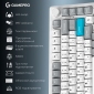 Клавіатура бездротова GamePro Asgard Yord Keychron Super Red Switch Wireless/Bluetooth/USB (MK266WH) White  - фото 16 - інтернет-магазин електроніки та побутової техніки TTT