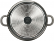 Сотейник з кришкою Bergner Excalibur 24 см (BG-36103-GY) Grey - фото 4 - інтернет-магазин електроніки та побутової техніки TTT