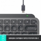 Клавиатура беспроводная Logitech MX Keys Mini Wireless Illuminated UA (920-010498) Graphite  - фото 6 - интернет-магазин электроники и бытовой техники TTT