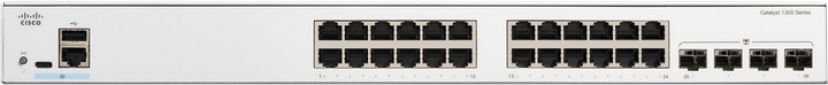 Коммутатор Cisco Catalyst 1300 (C1300-24T-4X) - фото 2 - интернет-магазин электроники и бытовой техники TTT