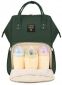 Рюкзак для мамы Sunveno Diaper Bag Dark Green Embroidery - фото 2 - интернет-магазин электроники и бытовой техники TTT