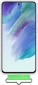 Панель Samsung Silicone with Strap Cover для Samsung Galaxy S21 FE (EF-GG990TWEGRU) White - фото 2 - інтернет-магазин електроніки та побутової техніки TTT