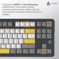 Клавиатура проводная Ajazz AK870 V2 Flying Fish Switch USB (AK870-V2-FF-BGY) Black-Grey-Yellow  - фото 8 - интернет-магазин электроники и бытовой техники TTT