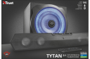Акустическая система Trust GXT 668 Tytan 2.1 Soundbar Speaker Set (22328) Black - фото 8 - интернет-магазин электроники и бытовой техники TTT