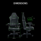 Кресло геймерское Razer Iskur V2 Fabrick (RZ38-04900300-R3G1) - фото 4 - интернет-магазин электроники и бытовой техники TTT