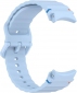 Ремінець BeCover Ribbed Tape для Samsung Galaxy Watch (20mm) 3 41mm/4/5/6/7 40-44mm (712044) Lite Blue - фото 4 - інтернет-магазин електроніки та побутової техніки TTT