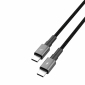 Кабель GrandGrand-X Type-C Type-C 100W для швидкої зарядки CC-08B Black - фото 3 - інтернет-магазин електроніки та побутової техніки TTT