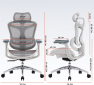 Кресло офисное SIHOO DORO C300L (DORO-C300L-A3-102) Mesh White - фото 16 - интернет-магазин электроники и бытовой техники TTT