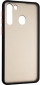Панель Gelius Bumper Mat Case для Samsung Galaxy A21 (A215) (2099900794315) Black - фото 2 - інтернет-магазин електроніки та побутової техніки TTT