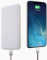 Портативна батарея Maxco MP-10000A Phantom Power Bank Power IQ 2.1А Li-Pol 10000 mAh White - фото 2 - інтернет-магазин електроніки та побутової техніки TTT
