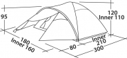 Палатка Easy Camp Quasar 300 (120417) Steel Blue - фото 2 - интернет-магазин электроники и бытовой техники TTT