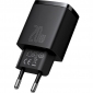 Мережевий зарядний пристрій Baseus Compact Quick Charger U+C 20W EU (CCXJ-B01) Black - фото 3 - інтернет-магазин електроніки та побутової техніки TTT