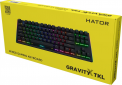 Клавіатура дротова Hator Gravity X TKL US Layout USB (HTK550) Black  - фото 7 - інтернет-магазин електроніки та побутової техніки TTT