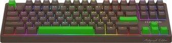 Клавиатура проводная HATOR Rockfall 2 Autograph Edition Mecha TKL Aurum Choco USB (HTK-527) Choco  - фото 2 - интернет-магазин электроники и бытовой техники TTT