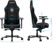 Крісло геймерське Anda Seat Phantom 3 XL (AD18XL-52-GB-F-G01) Dark Gray Fabric  - фото 14 - інтернет-магазин електроніки та побутової техніки TTT
