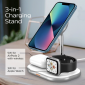 Зарядное устройство Energizer WCP303 3-in-1 15W Magnetic Wireless Fast Charger (WCP303) White  - фото 3 - интернет-магазин электроники и бытовой техники TTT