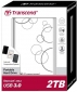 Жесткий диск Transcend StoreJet 2.5 USB 3.0 2TB Series A (TS2TSJ25A3W) White - фото 2 - интернет-магазин электроники и бытовой техники TTT