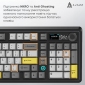 Клавиатура беспроводная Ajazz AK980 V2 Gift Switch V2 Wireless/Bluetooth/USB (AK980-V2-G-BGY) Black-Grey-Yellow - фото 8 - интернет-магазин электроники и бытовой техники TTT