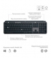 Клавіатура бездротова Logitech MX Keys S UA (920-011593) Graphite  - фото 8 - інтернет-магазин електроніки та побутової техніки TTT