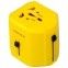 Сетевое зарядное устройство MOMAX 1 World USB Travel Adapter AC port (UK/EU/US/JP/CN/AU) Yellow (UA1Y) - фото 3 - интернет-магазин электроники и бытовой техники TTT