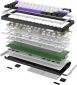 Клавіатура дротова Hator Hellyberry HK60 Mechanical Linear RGB USB (HK60) White/Violet  - фото 5 - інтернет-магазин електроніки та побутової техніки TTT