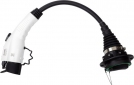 Адаптер Duosida кабелю для електромобіля Type 1 (Female) — Type 2 (Male) (EV200665) - фото 3 - інтернет-магазин електроніки та побутової техніки TTT