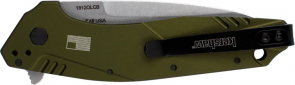 Нож Kershaw Dividend composite blade (17400500) Olive  - фото 2 - интернет-магазин электроники и бытовой техники TTT