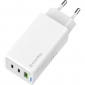 Сетевое зарядное устройство ColorWay GaN Mini 65W PD Port PPS USB (USB-2C1A) (CW-CHS058PD-WT) White - фото 4 - интернет-магазин электроники и бытовой техники TTT