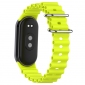 Ремешок BeCover Wave Style для Xiaomi Mi Smart Band 8 / 9 / 10 (714363) Yellow - фото 2 - интернет-магазин электроники и бытовой техники TTT