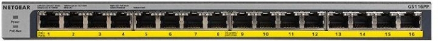 Коммутатор NETGEAR GS116PP 16x1GE PoE+(183W), FlexPoE - фото 4 - интернет-магазин электроники и бытовой техники TTT