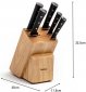 Набір ножів Tefal Ice Force у дерев'яній колоді 5 предметів (K232S574) - фото 5 - інтернет-магазин електроніки та побутової техніки TTT