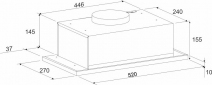 Вытяжка ELEYUS INTO 700 52 BL - фото 2 - интернет-магазин электроники и бытовой техники TTT