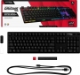 Клавіатура дротова HyperX Alloy Origins PBT HX Aqua USB Black (639N5AA) - фото 6 - інтернет-магазин електроніки та побутової техніки TTT