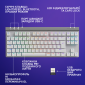 Клавіатура бездротова Logitech G515 Lightspeed (920-012539) White  - фото 7 - інтернет-магазин електроніки та побутової техніки TTT