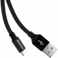 Кабель ColorWay USB - MicroUSB 2.4А 25 см (CW-CBUM048-BK) Black - фото 4 - интернет-магазин электроники и бытовой техники TTT