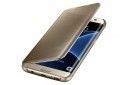 Чехол Samsung Clear View Cover для Galaxy S7 Edge Gold (EF-ZG935CFEGRU) - фото 3 - интернет-магазин электроники и бытовой техники TTT